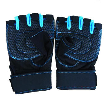 Moitié Finger Fitness Gants Poids Levage Bodybuilding Workout Gym Formation Gant